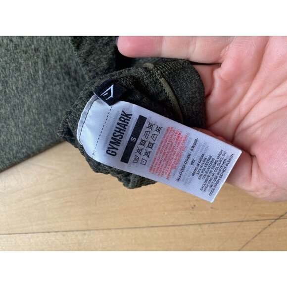 Gym Shark "vital 2.0" seamless leggings full length sz Small pullon gray - Picture 7 of 7